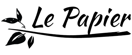 Logo Le Papier, rouges à lèvres et baumes zéro déchet