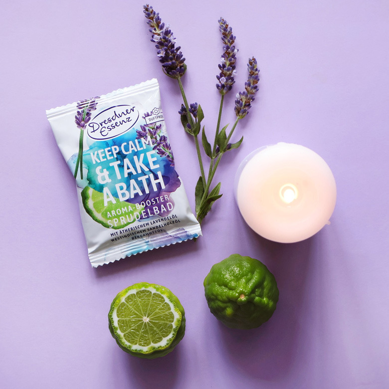 Bombe de bain avec ces parfums représentés