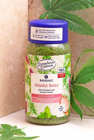 Sels de bain en pot de 600g Absolut relax Dresdner Essenz