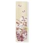Coffret cadeau baguettes japonaises 2 tailles décorées fleurs de sakura dorées
