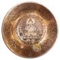 Bol bouddha compassion tibétain chantant finement ciselé