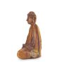 Posture méditation Bouddha assis positon lotus 20cm bois