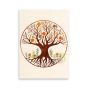 Carte postale arbre de vie en papier FSC et encre végétale naturelle