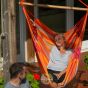 Chaise repos hamac confort extérieur séchage rapide La Siesta Domingo toucan