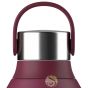 Bouteille inox yoga Chilly's bottle serie plum red 500ml
