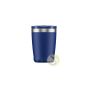 Mug isotherme Chilly's 340ml matte blue thermos café