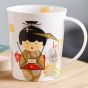 Mug 500ml léger geisha gold en céramique bone China Cupti