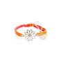 bracelet naturel sunset chanvre charme fleur daisy fabrication artisanale