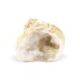 Maroc cristal de roche géode avec pointe minérale