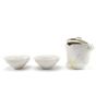 Céramique coréenne gaiwan et tasses claires pour thés natures