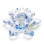 Fleur de lotus bleu en cristal feng shui énergisez votre maison