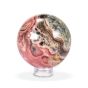 Globe de rhodochrosite en pierre minéral naturel  polie
