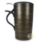 Tisanière céramique talvi noire avec anse et filtre amovible 400ml