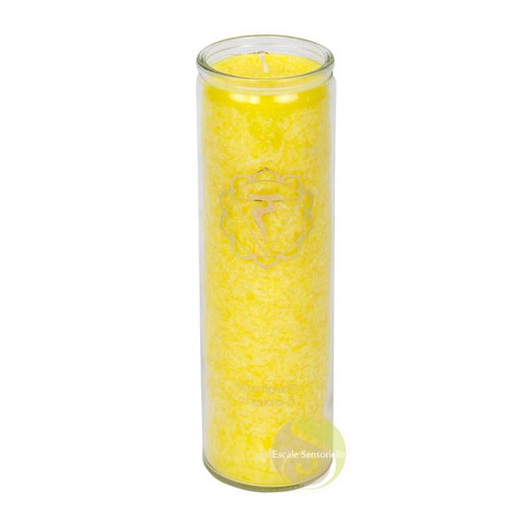 bougie chakra plexus solaire n°3 Manipura parfum bergamote, citron vert et pamplemousse