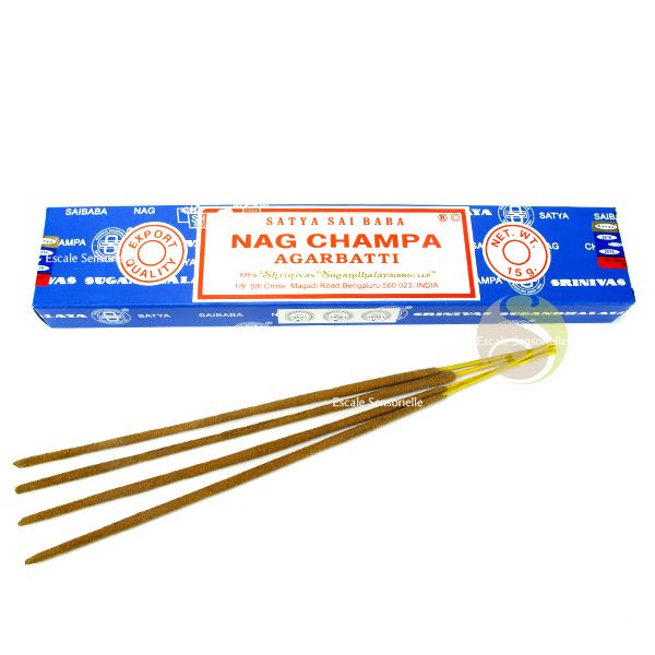 Encens Nag champa Satya 1,00€ boîte de 15g indien 