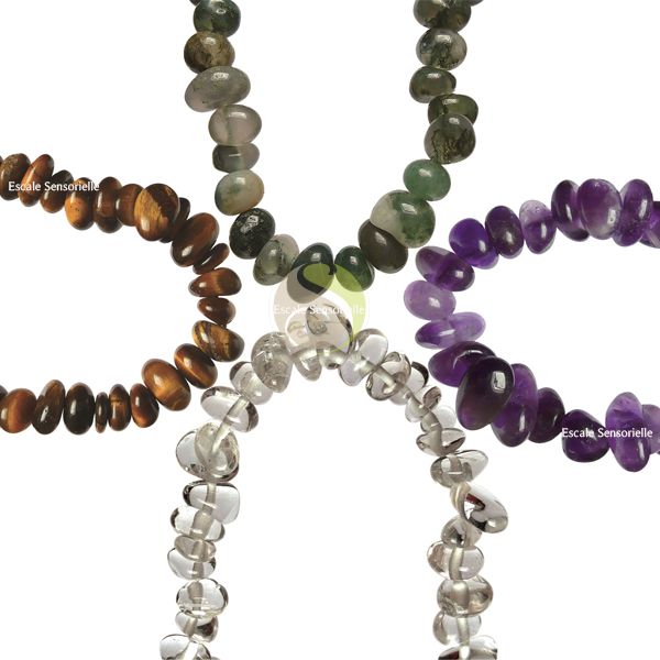 Parure pierre minérale bijoux collier bracelet boucles d'oreilles bienfaits vertus