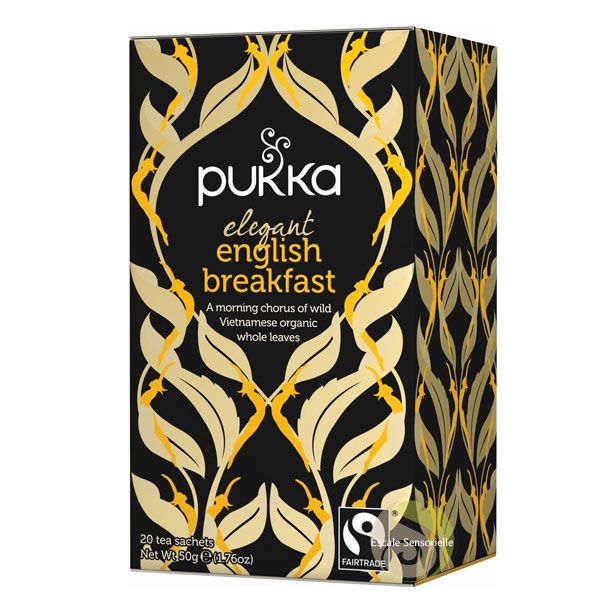 elegant english breakfast Pukka herbs thé noir matin