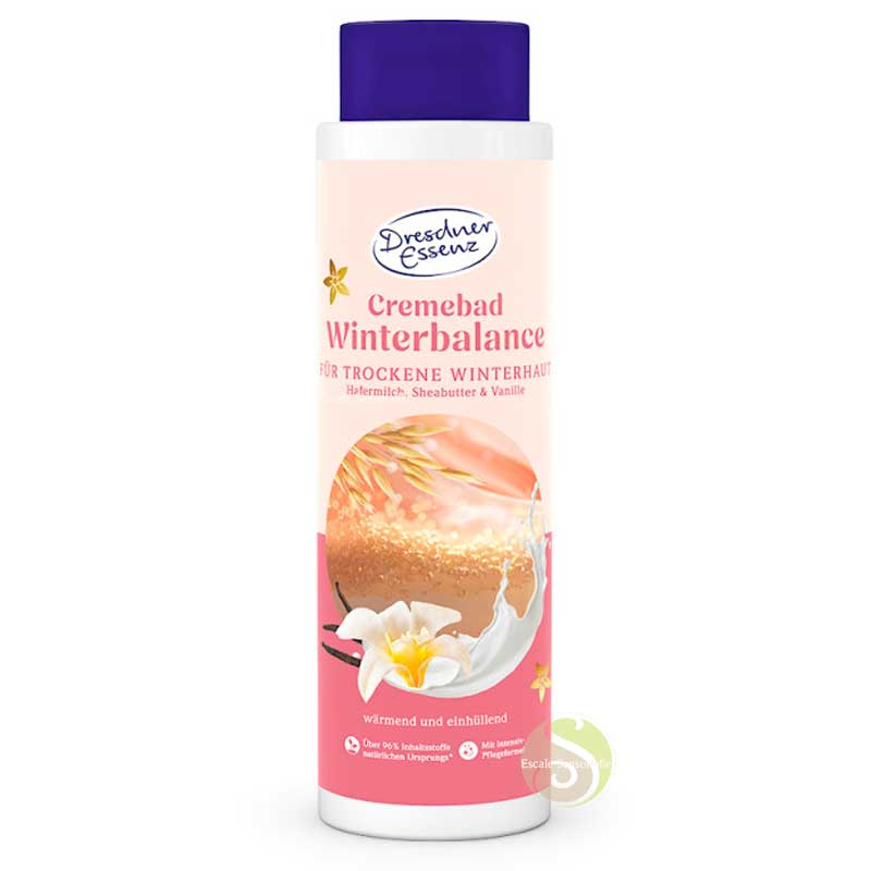 Bain crème moussant safran, lait d'avoine et vanille winterbalance Dresdner Essenz vegan