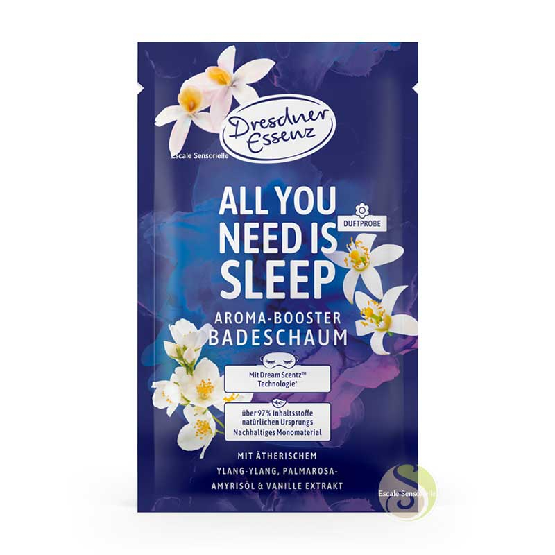 Sel de Bain très relaxant poudre vegan naturelle Dresdner Essenz "all you need is Sleep"