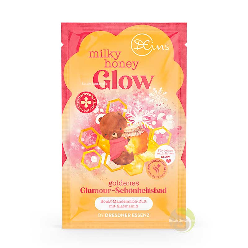 Bain moussant hiver "Milky honet glow" Dresdner Essenz