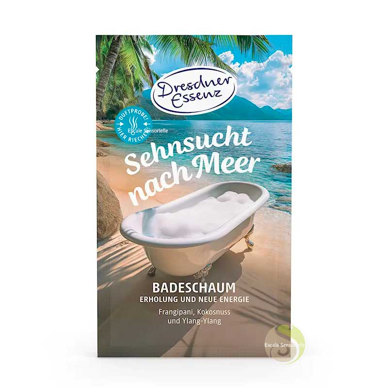 Sel de bain envie de mer frangipanier, coco et ylang-ylang Dresdner Essenz