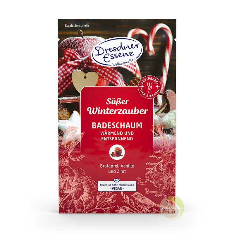 Bain moussant douce magie de l'hiver sels naturels vegan Dresdner Essenz