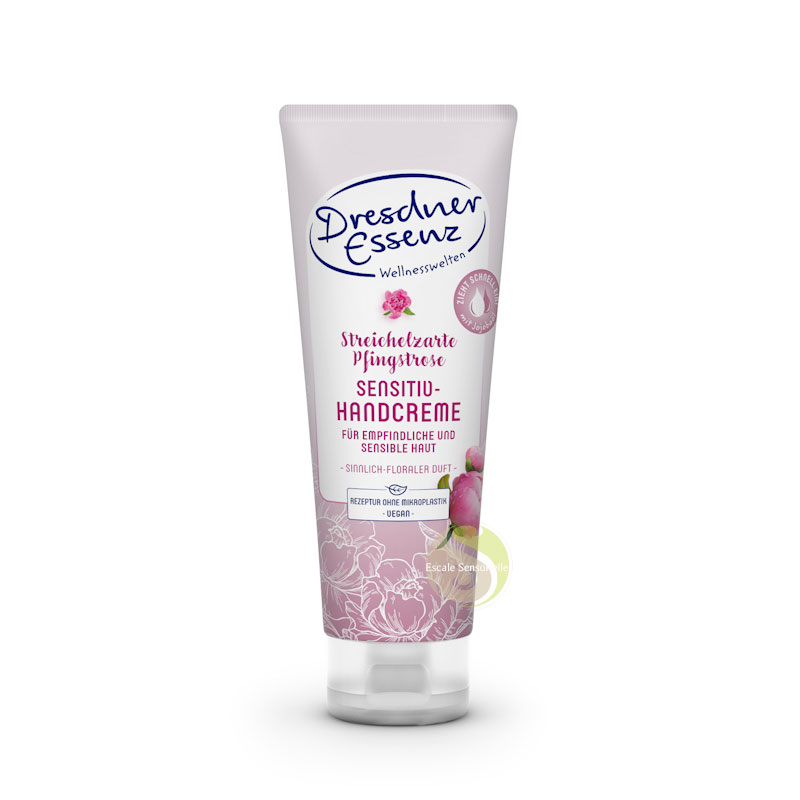 Crème mains sensibles vegan pivoine douce Dredner Essenz