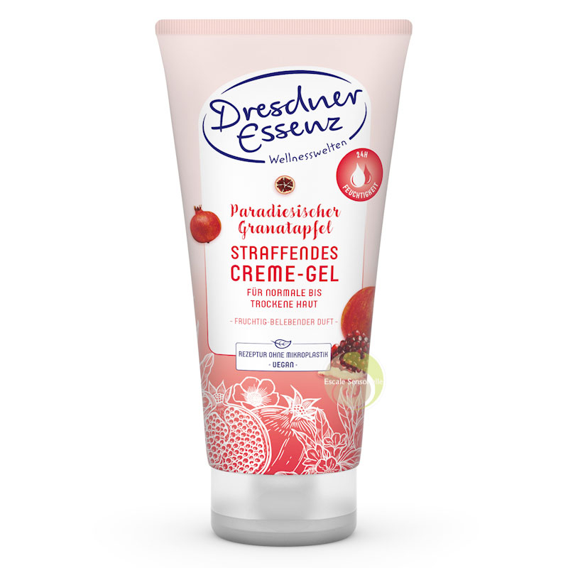 Gel crème raffermissant vegan Dresdner Essenz à la grenade