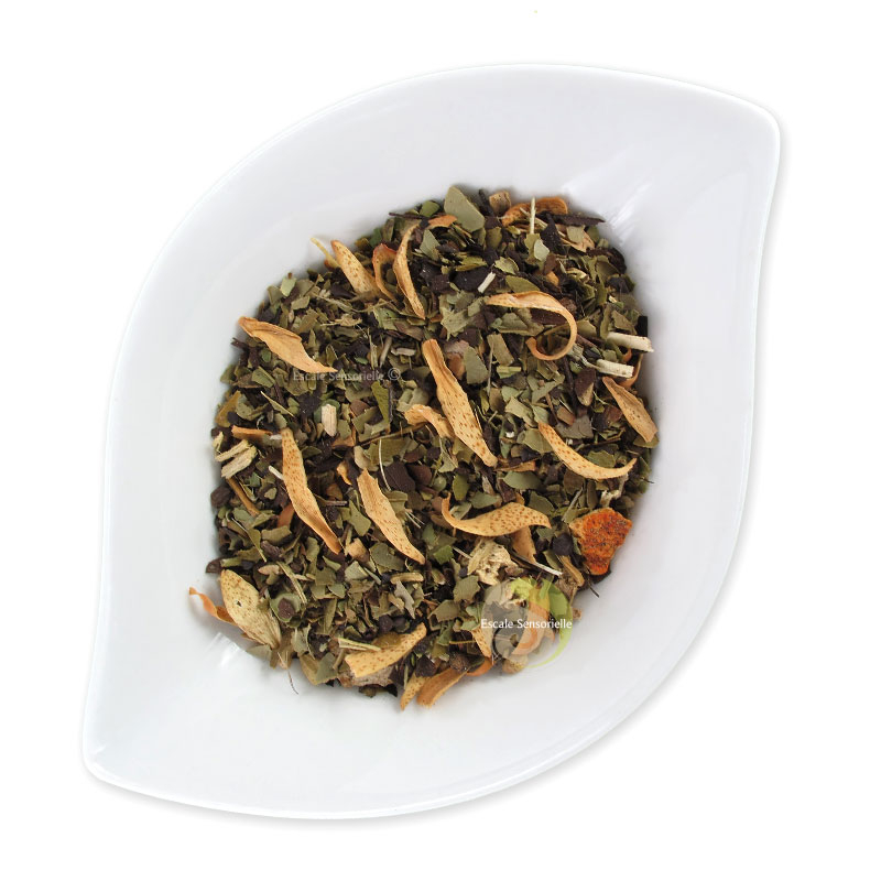 Maté vert grillé fleurs d'oranger booster caféine