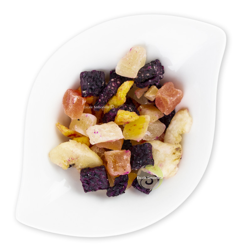 Pink magic infusion fruits tropicaux eau de fruit glacée ou chaude