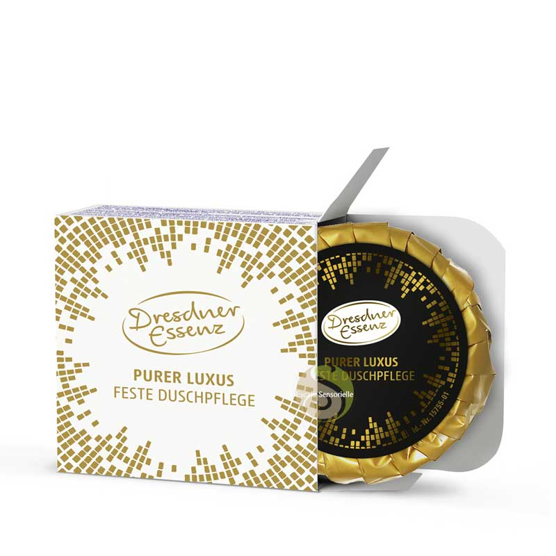 Soin douche solide vegan pure luxe Dresdner Essenz