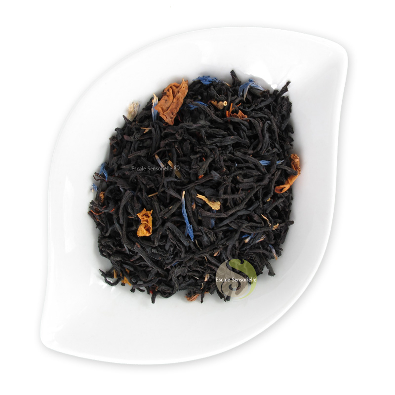 Thé pêche melba gourmand vente thé noir gourmand