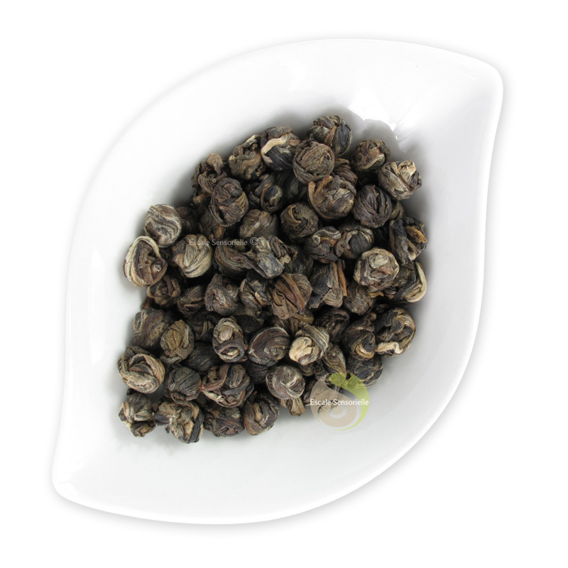 Perles jasmin thé vert parfum fleur végétal