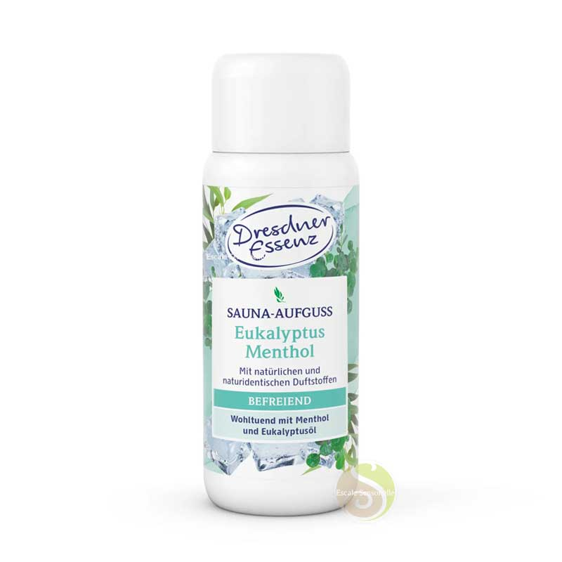 Concentré pour Sauna aufguss eucalyptus menthe vert à diluer dans de l'eau Dresdner Essenz