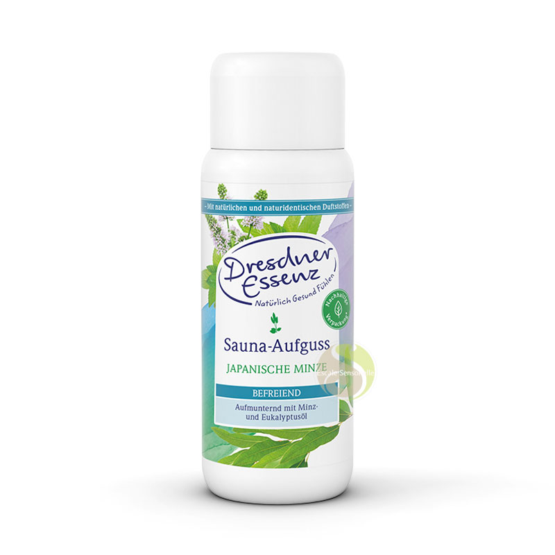 sauna concentré à diluer eucalyptus, menthe orange Dresdner Essenz