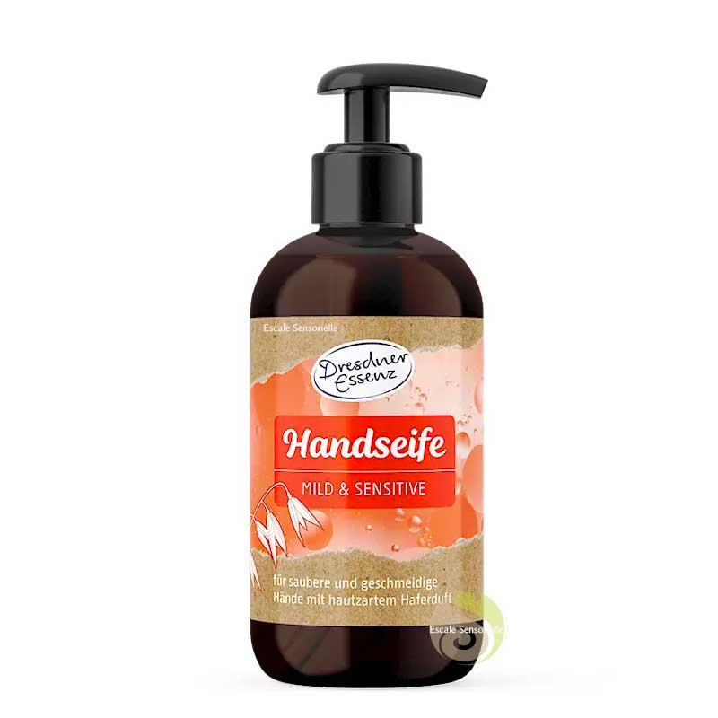 Savon liquide mains avoine, amande et riz mils and sensitive Dresdner Essenz