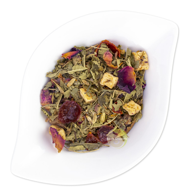 Infusion verveine citronnée poire Seigneur d'Esperen chaud ou glacé