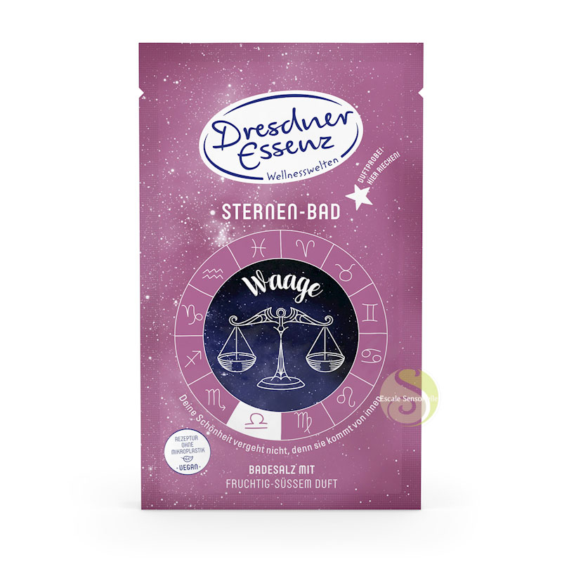 Balance Signe astrologique Bain moussant sel de bain vegan