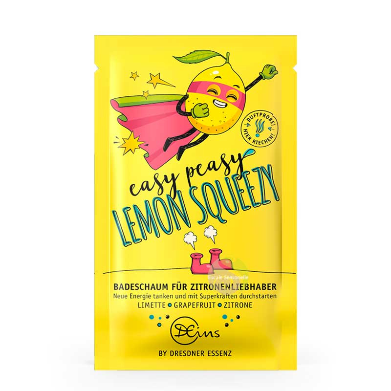 Sel de bain vegan Easy Peasy Lemon Squeezy Dresdner Essenz