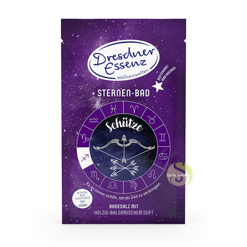 Sgittaire signe astrologique poudre bains vegan