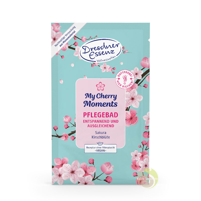 Fleurs de cerisier sel de bain poudre Dresdner Essenz mon instant adoré relaxant