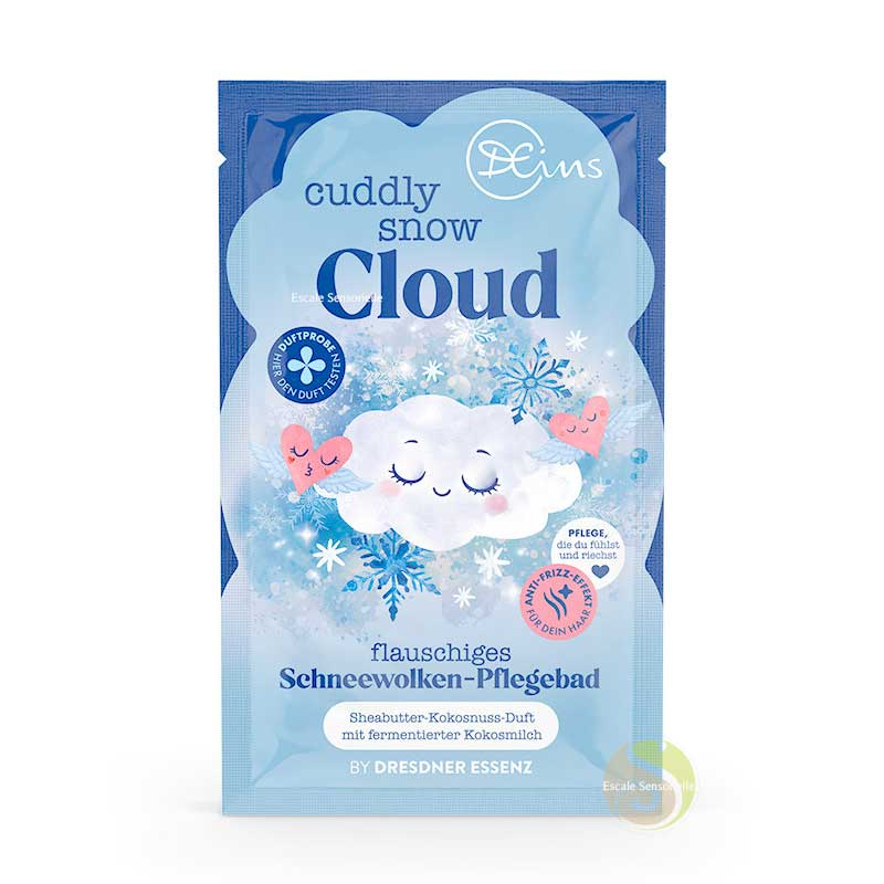 Sel de bain hiver "cuddy snow cloud" Dresdner Essenz