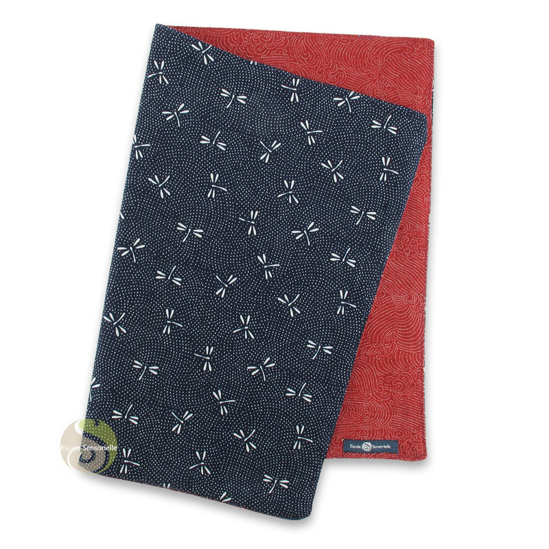 Set de table akitsu confectionné main tissus imprimés japonais 2 pièces