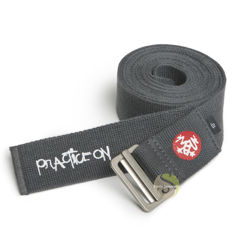 Sangle Align de yoga manduka thunder coton