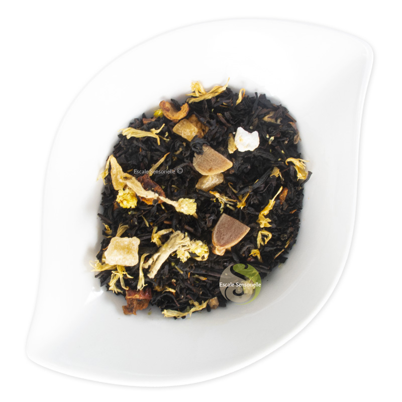 Thé noir tarte au citron meringuée saveur gourmande