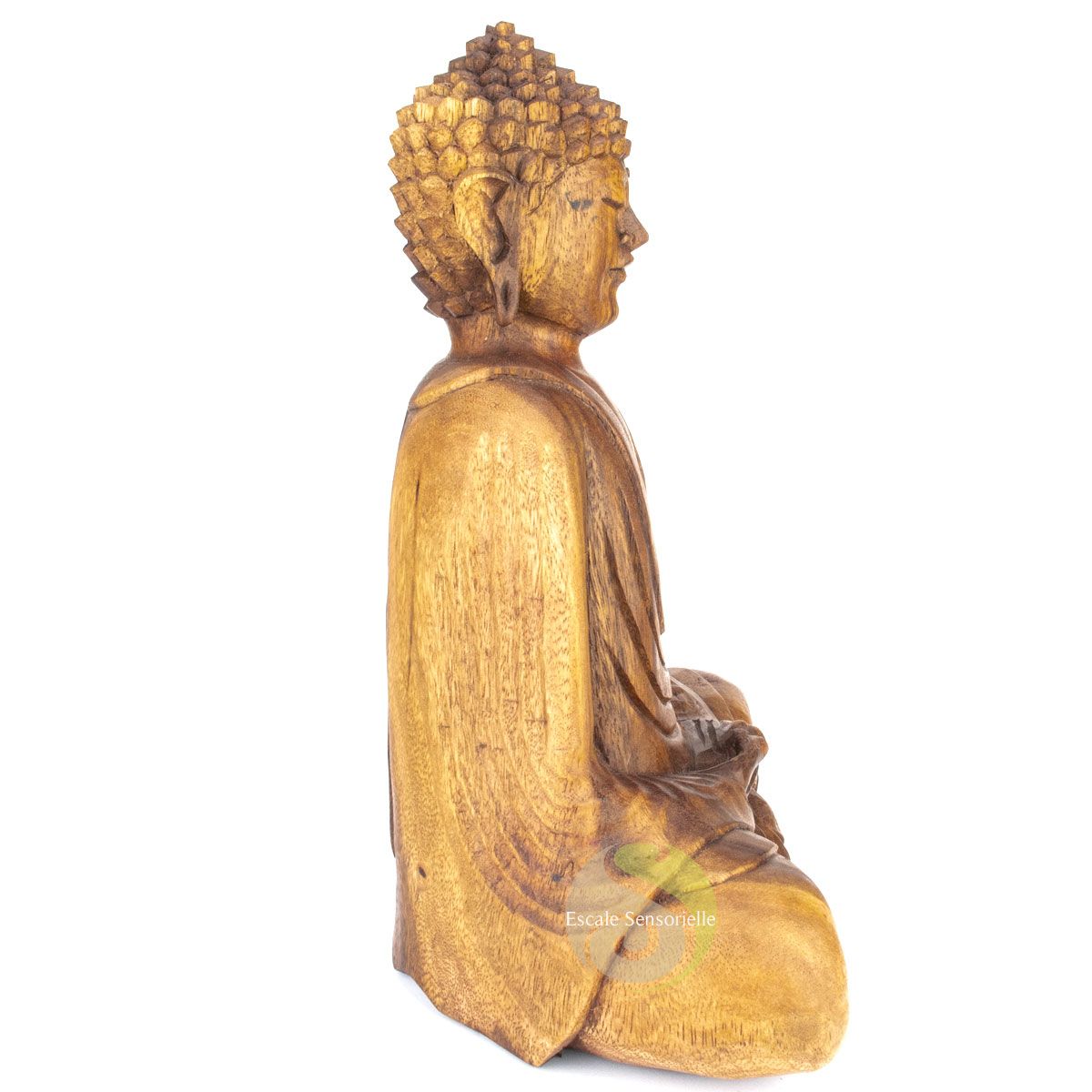 Bouddha penseur en suar 30 cm - Containers du Monde