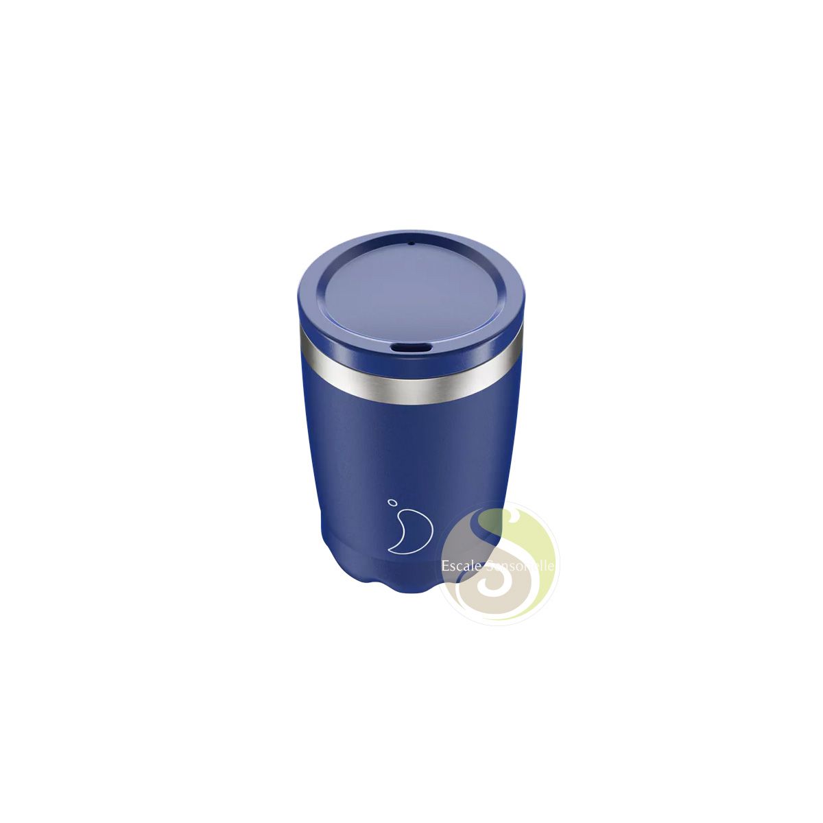 Mug isotherme Chilly's 340ml matte blue thermos café nomade - Escale  Sensorielle