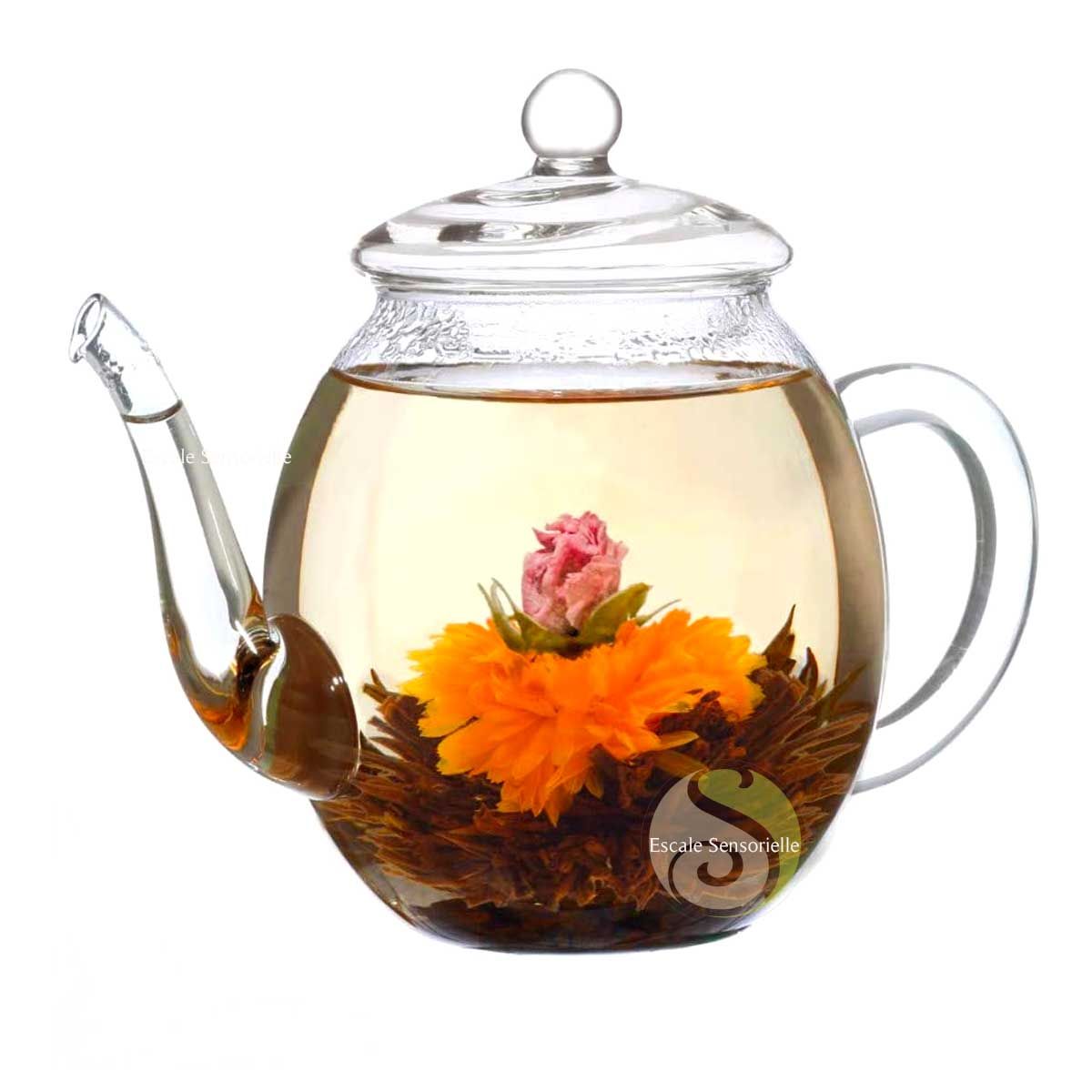 Jusqu'à 39% Fleurs de thé option théière en verre de la marque