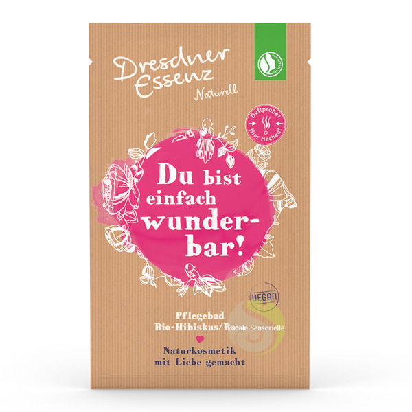 Sel de bain hibiscus rose amour, paix et calme détente relax