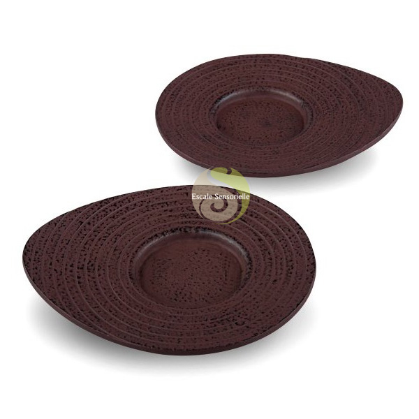 Sous-tasses en fonte Hikari violines